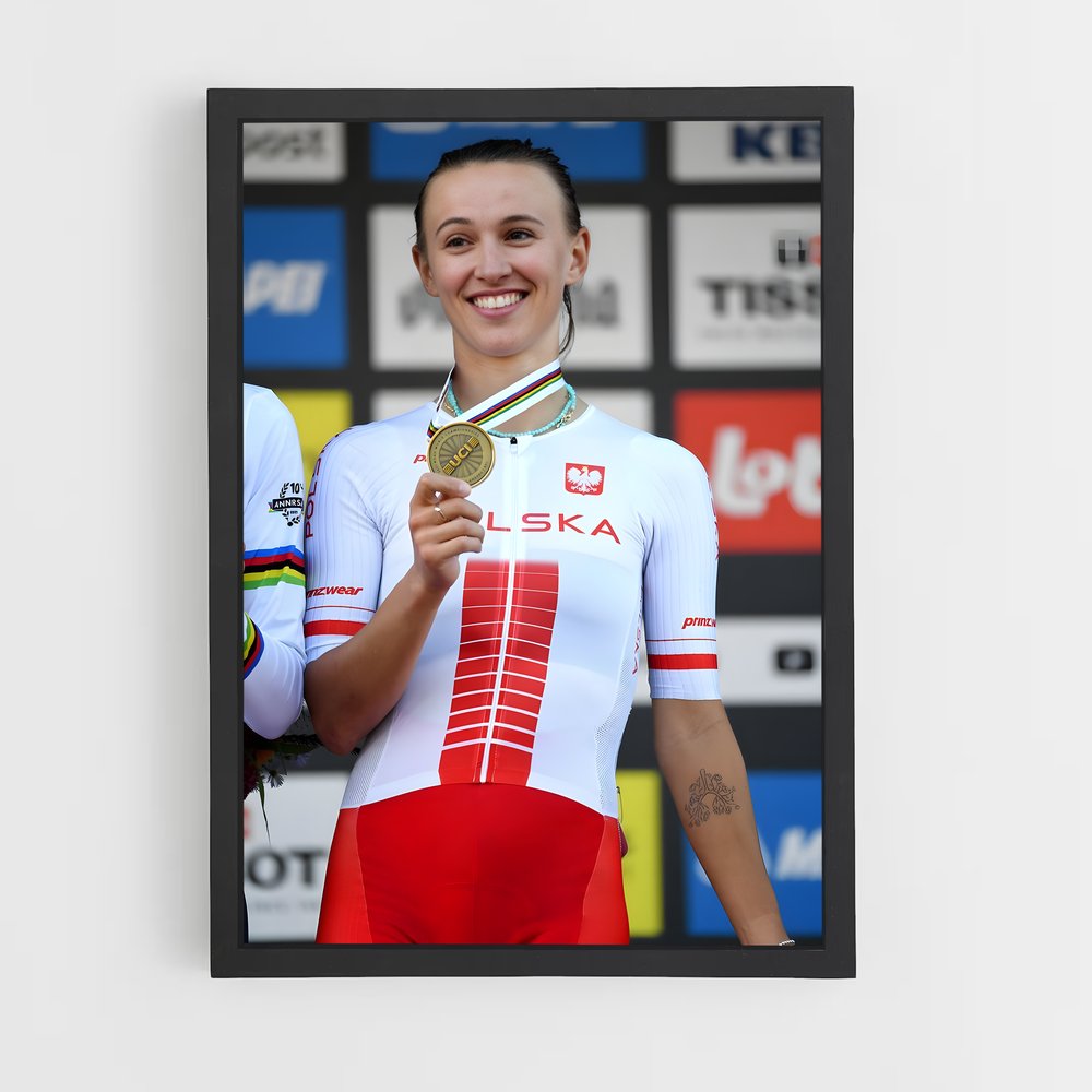 Poster Médaillée de la Vie – affiche Cyclisme (vue 2)